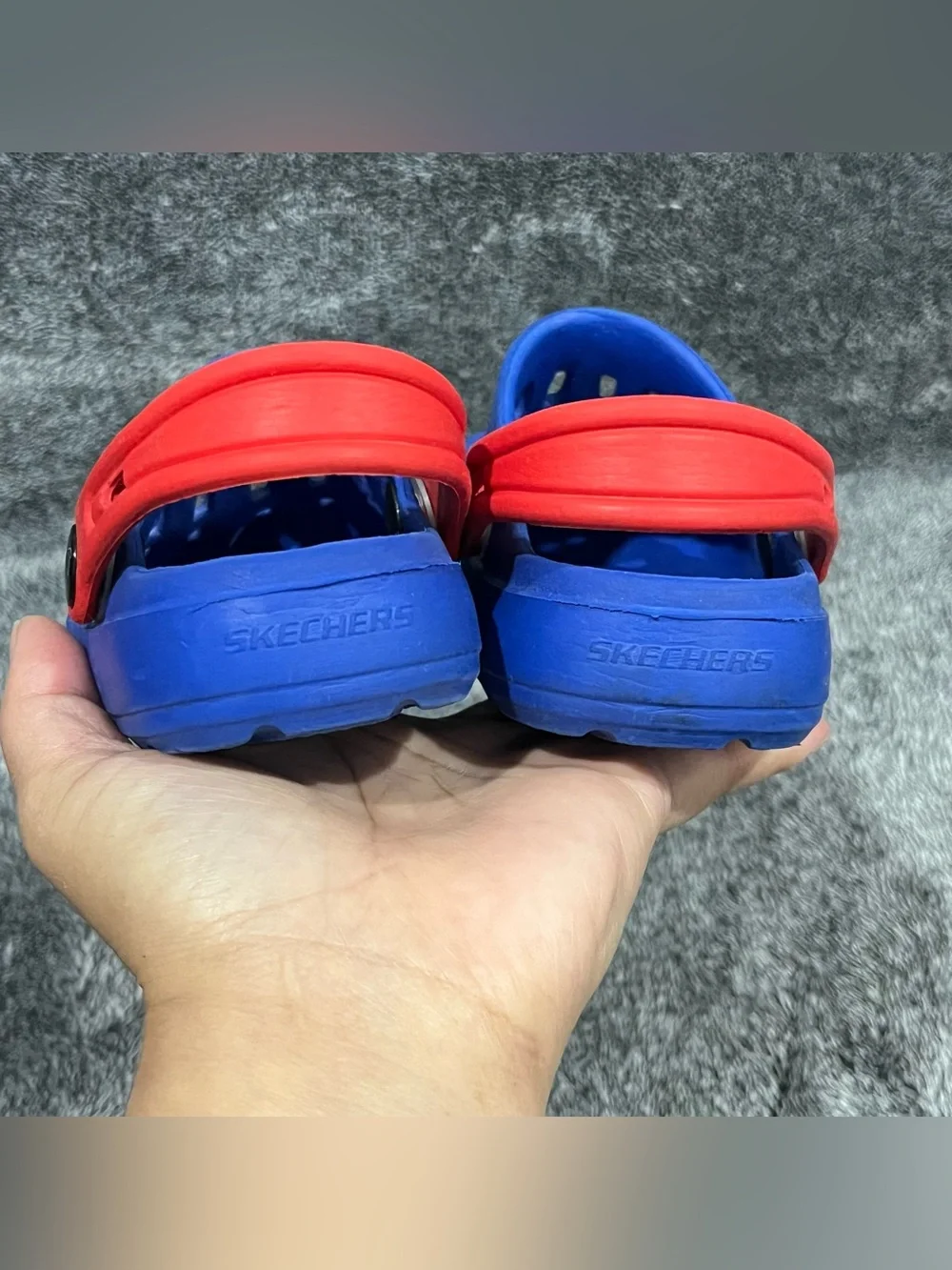 Skechers Foamies Swifters clogs convertible straps toddler boys size 7
